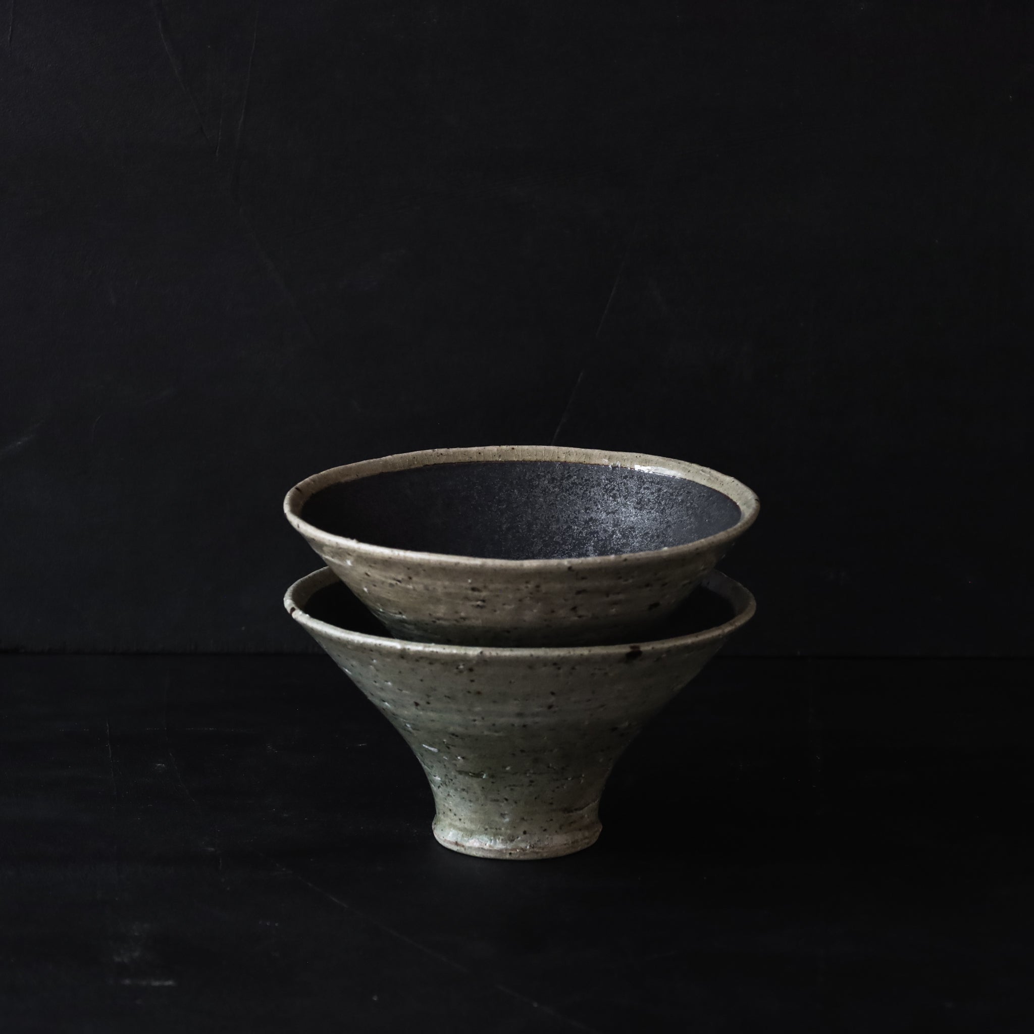 26-OM-16 Asagao (Morning Glory) Bowl – Two-Tone