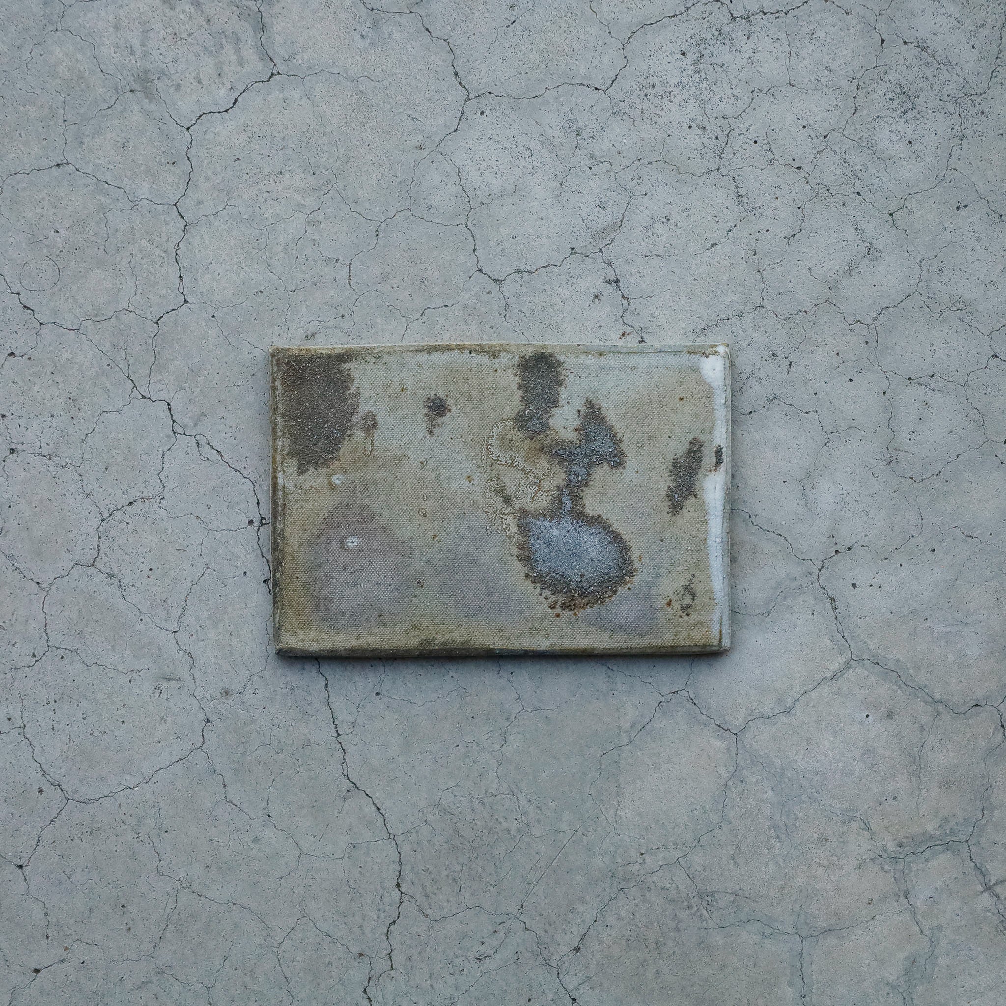 Etsuji Noguchi / White Rust, Rectangular Plate B
