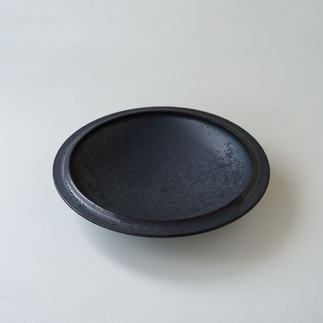 船串篤司 round plate 黒