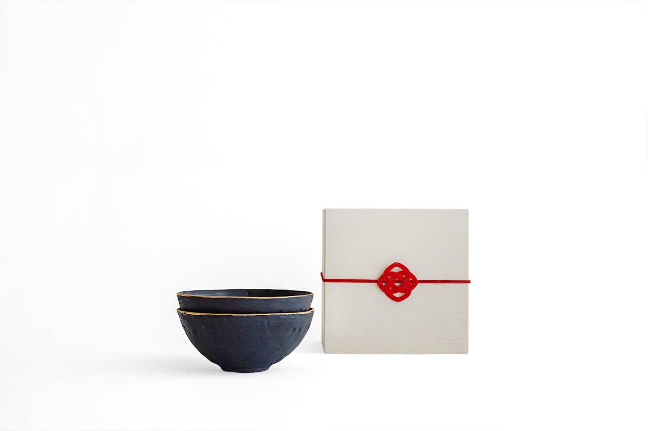 ◆KUROgane TALL BOWL 120 ペアセット