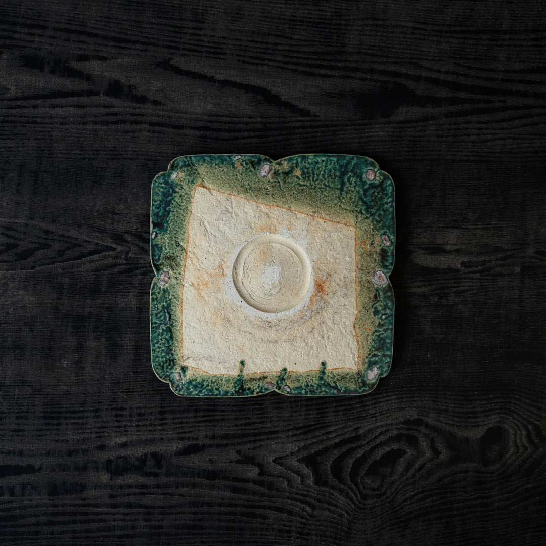 Michikazu Sakai Oribe Flower Plate