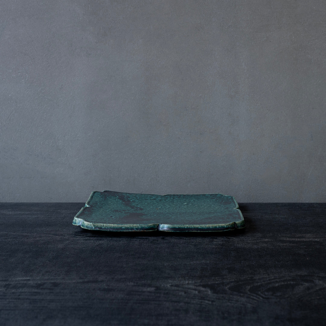 Michikazu Sakai Oribe Flower Plate