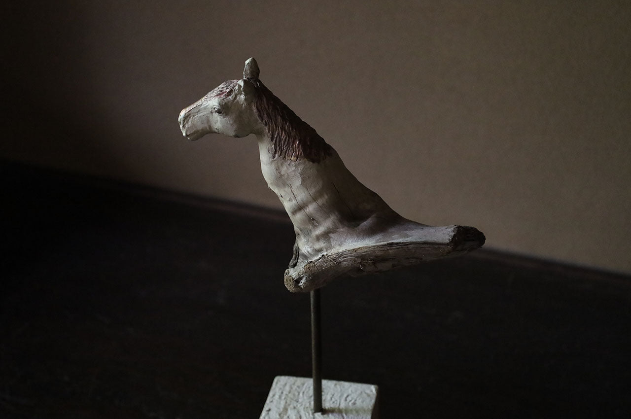 Norihisa Mizuta Brass and Driftwood Horse F