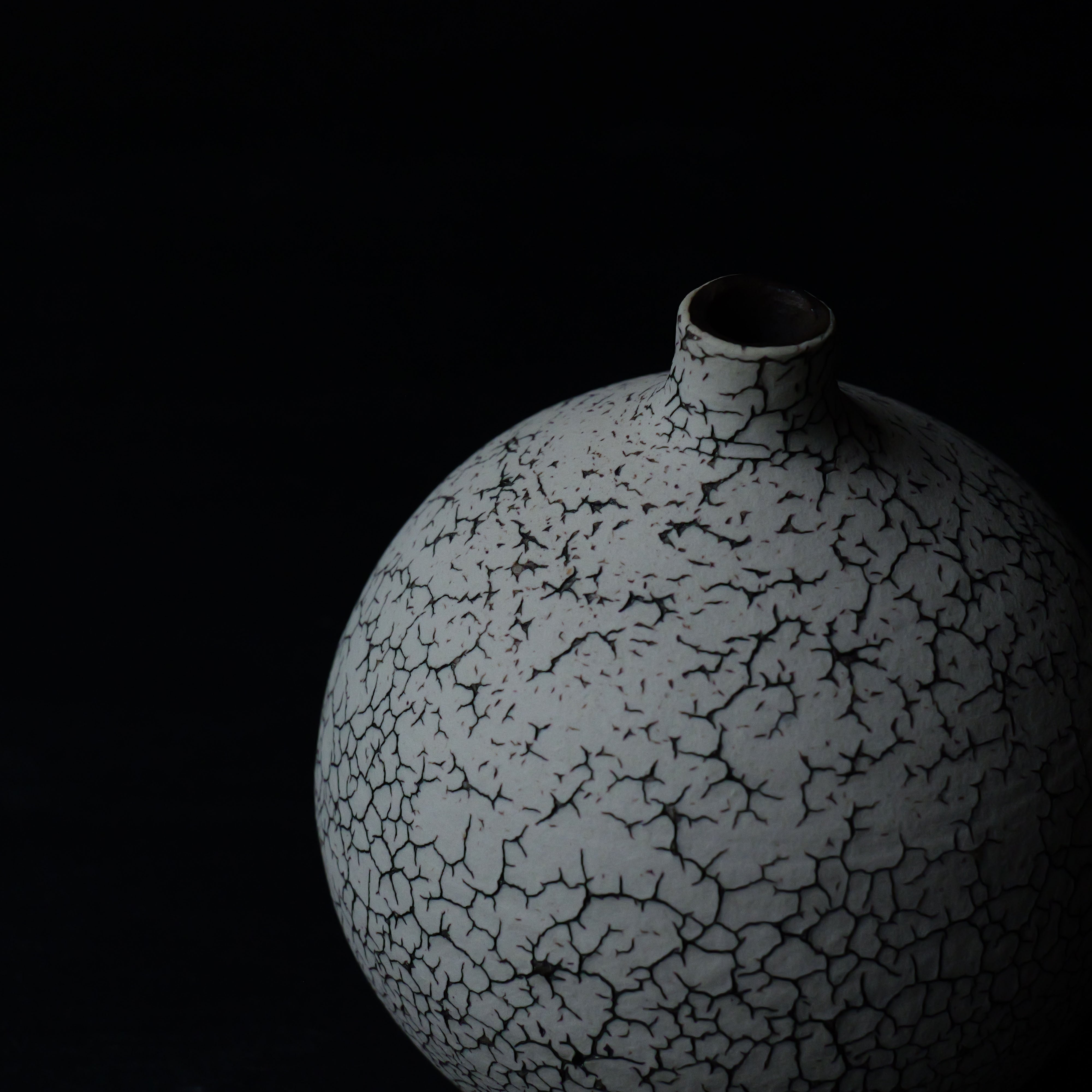 Gaku Nakane Cracked Bud Vase