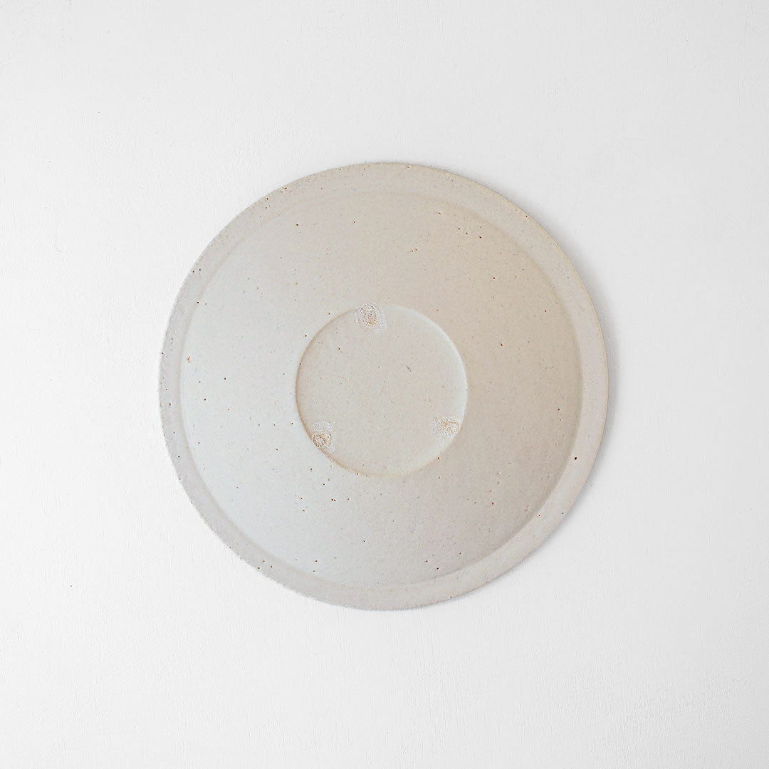 船串篤司 round plate 白