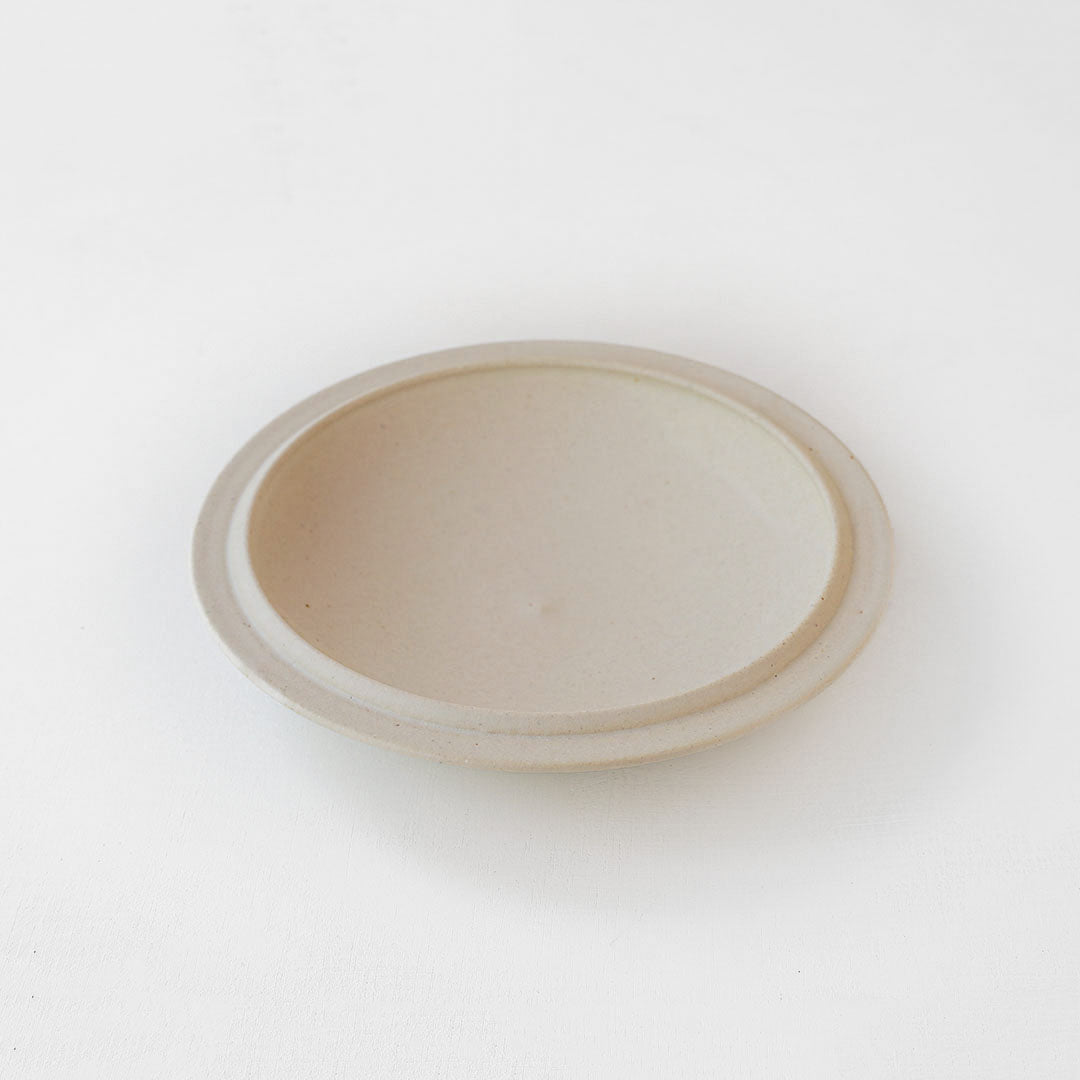 船串篤司 round plate 白