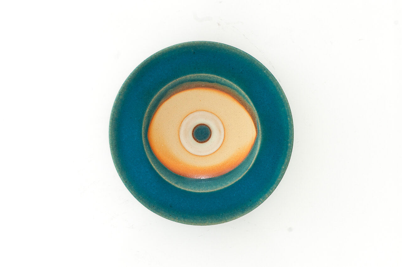 陶器工房壹 mintama7寸リム皿 ペルシャ