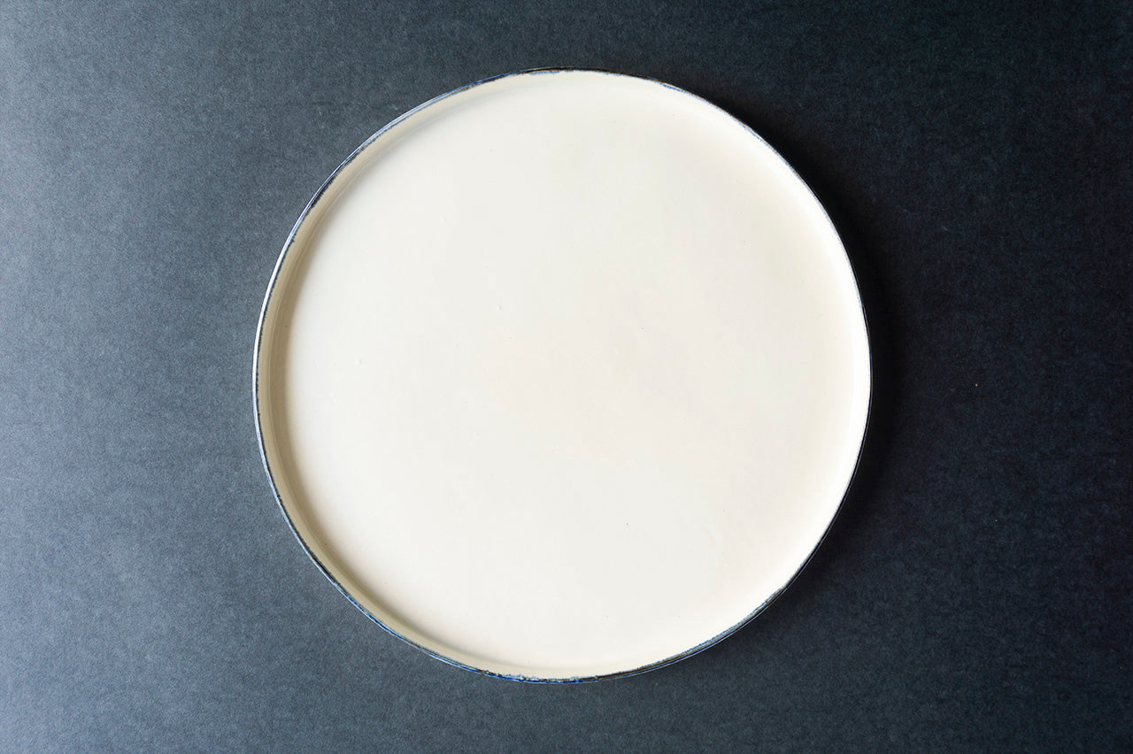 中里花子 平皿 XL ブルー皮鯨