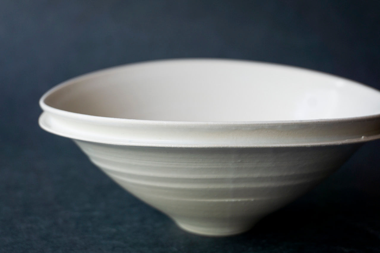 21 Double Lip Bowl S White