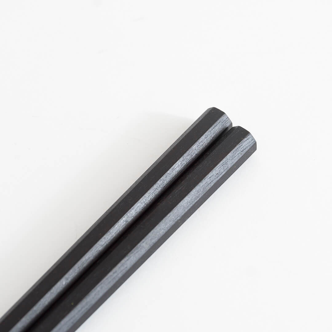 Daikokuya Octagonal Ebony Wood 16.5cm