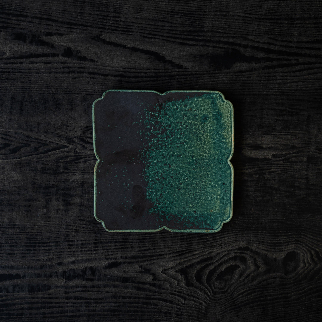 Michikazu Sakai Oribe Flower Plate
