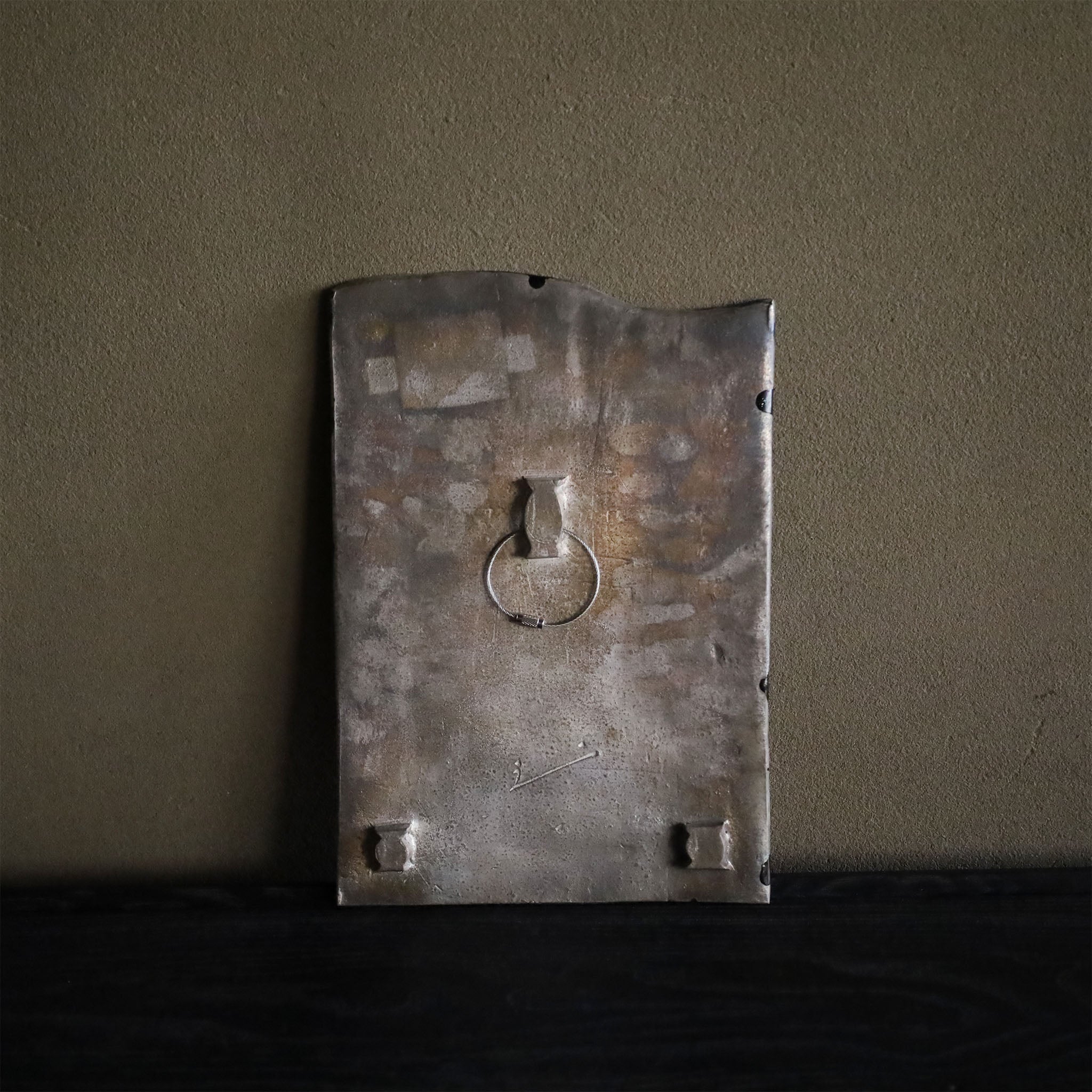 ●24-TO-24 Shingo Oka Silver Porcelain Ceramic Panel "MAMA"