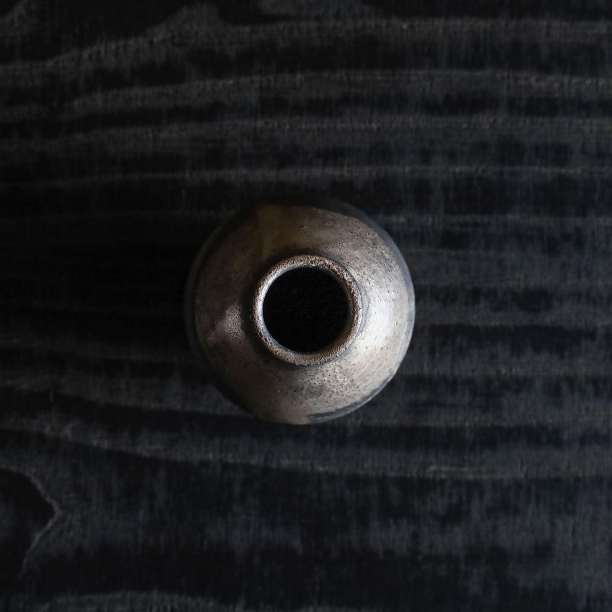 船串篤司 茶入れ(銀)