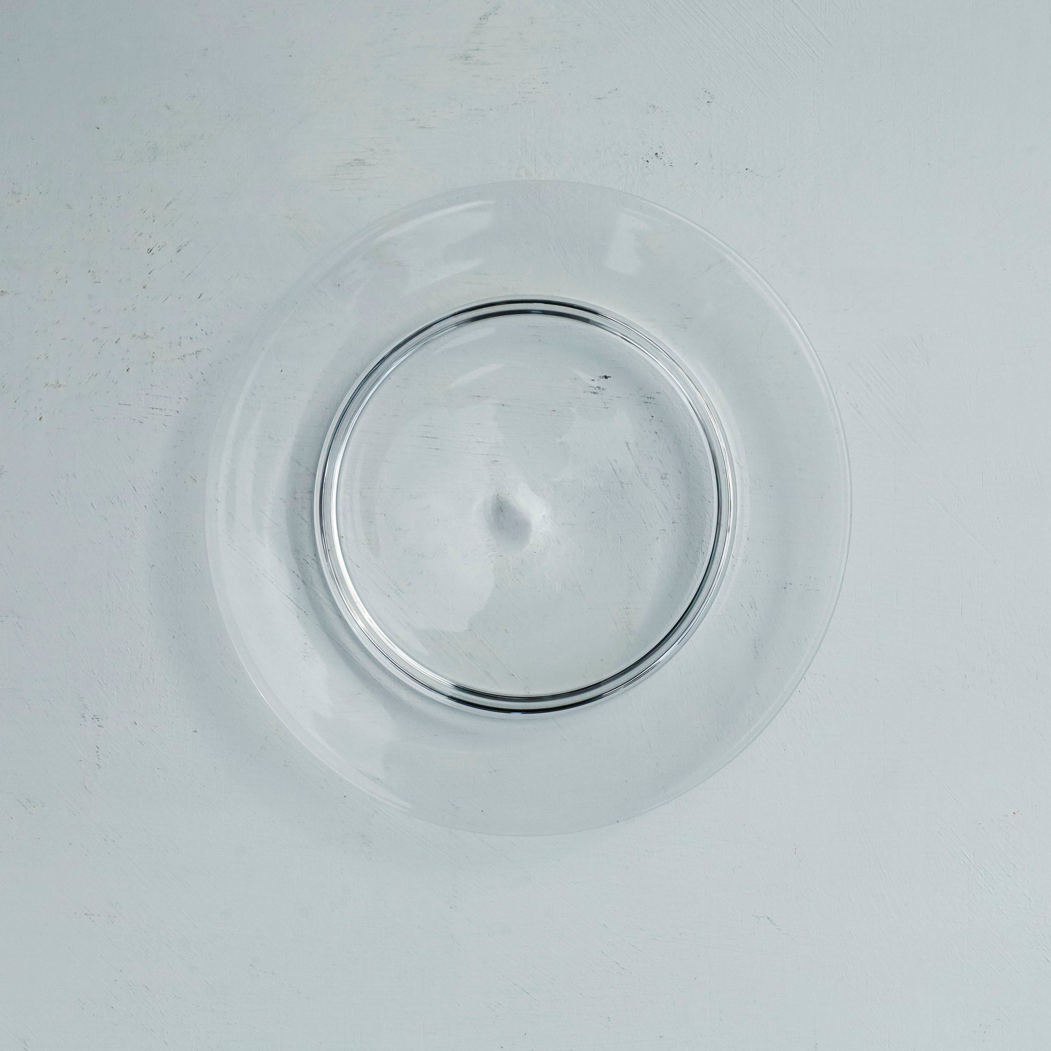 ●26-TE-57 Kodai Rim Plate (Footed Rim Plate) CLEAR