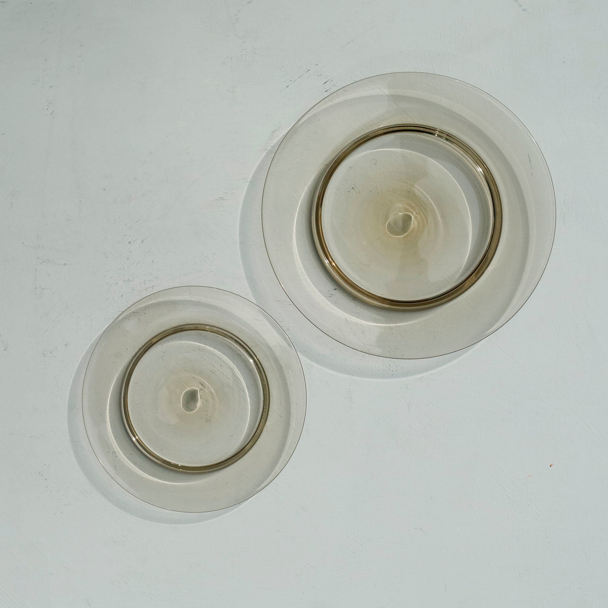 ●26-TE-54 Kodai Rim Plate (Footed Rim Plate) S AMBER