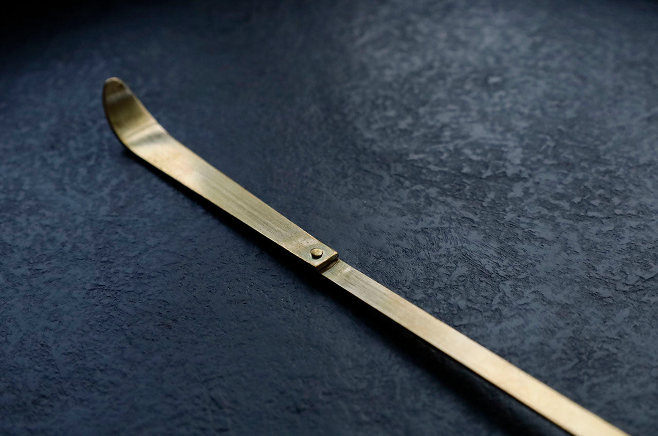 Yuichi Takemata / Oritatami Chashaku (S) / Brass (Folding Tea Scoop in Brass)