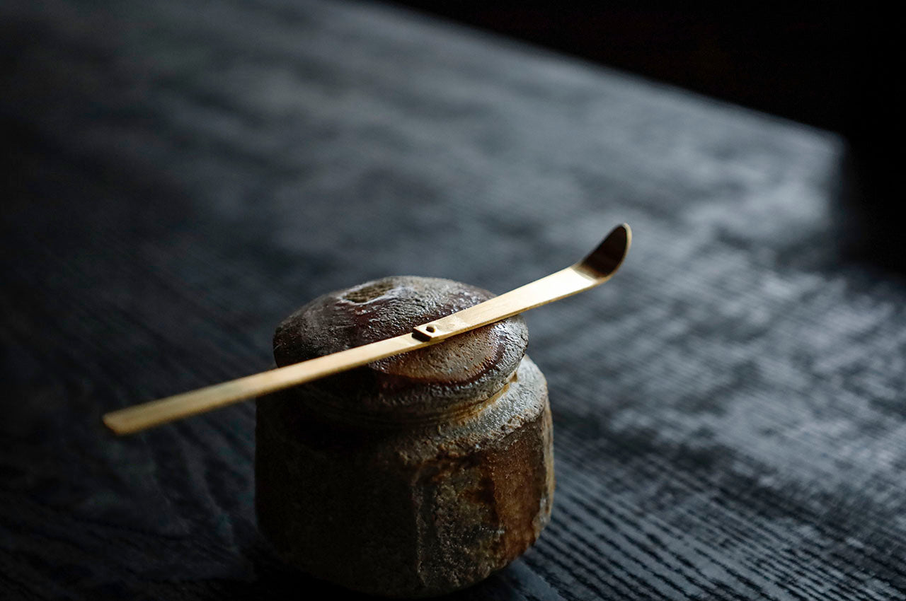 Yuichi Takemata / Oritatami Chashaku (S) / Brass (Folding Tea Scoop in Brass)