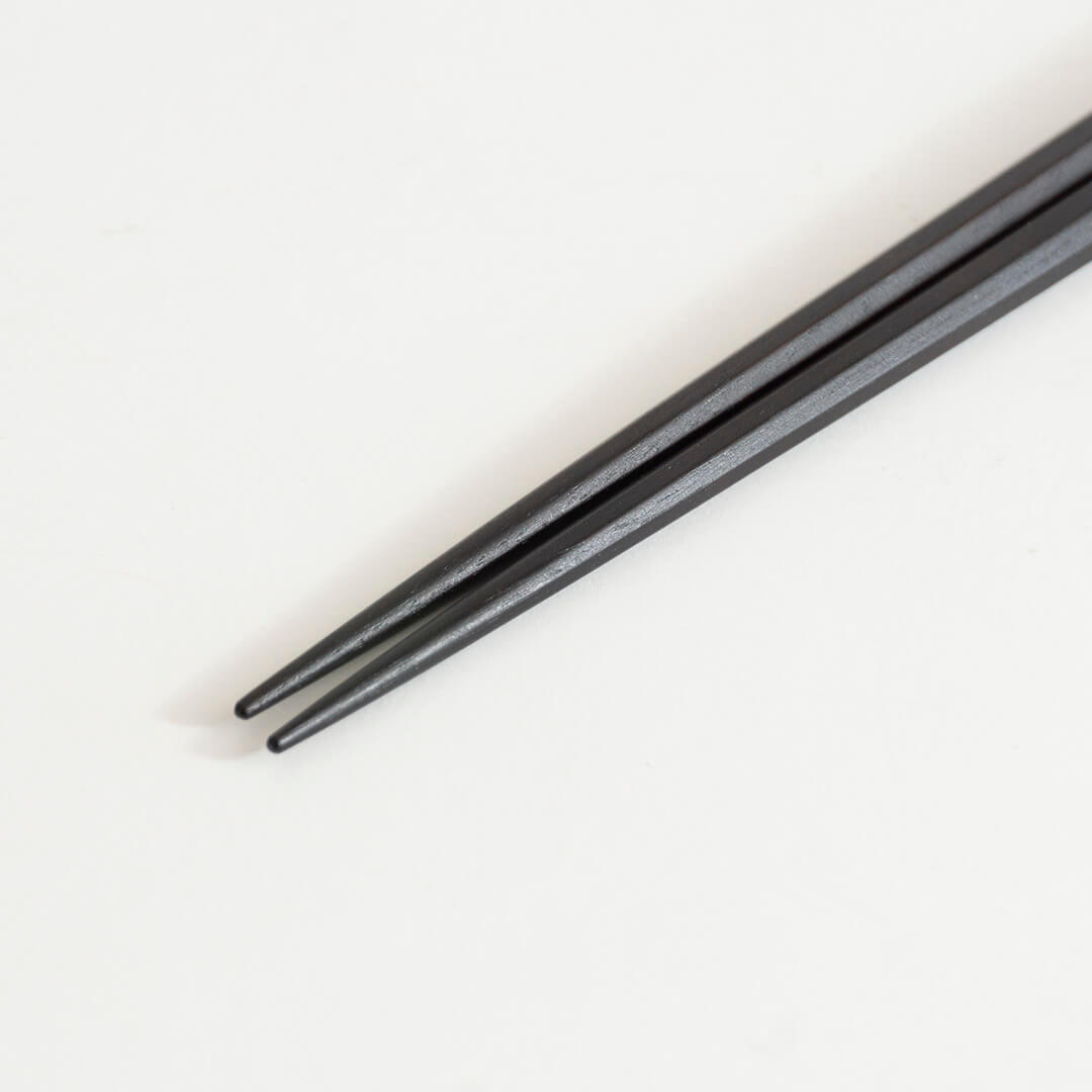 Daikokuya Chopsticks - Ebony, Octagonal (Short)