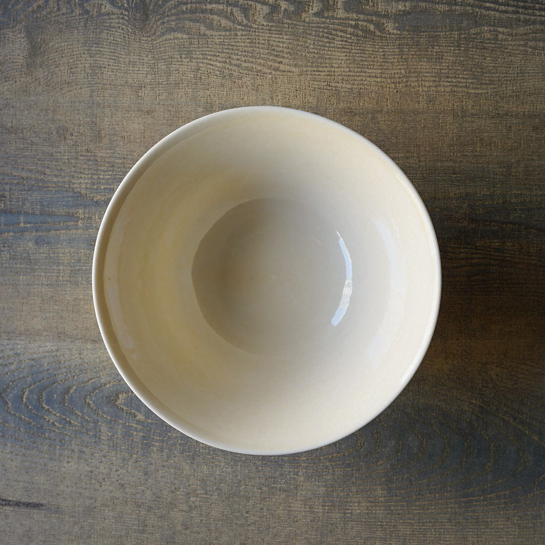 Yuichi Murakami Celadon Medium Bowl "Makai" (Light Beige)