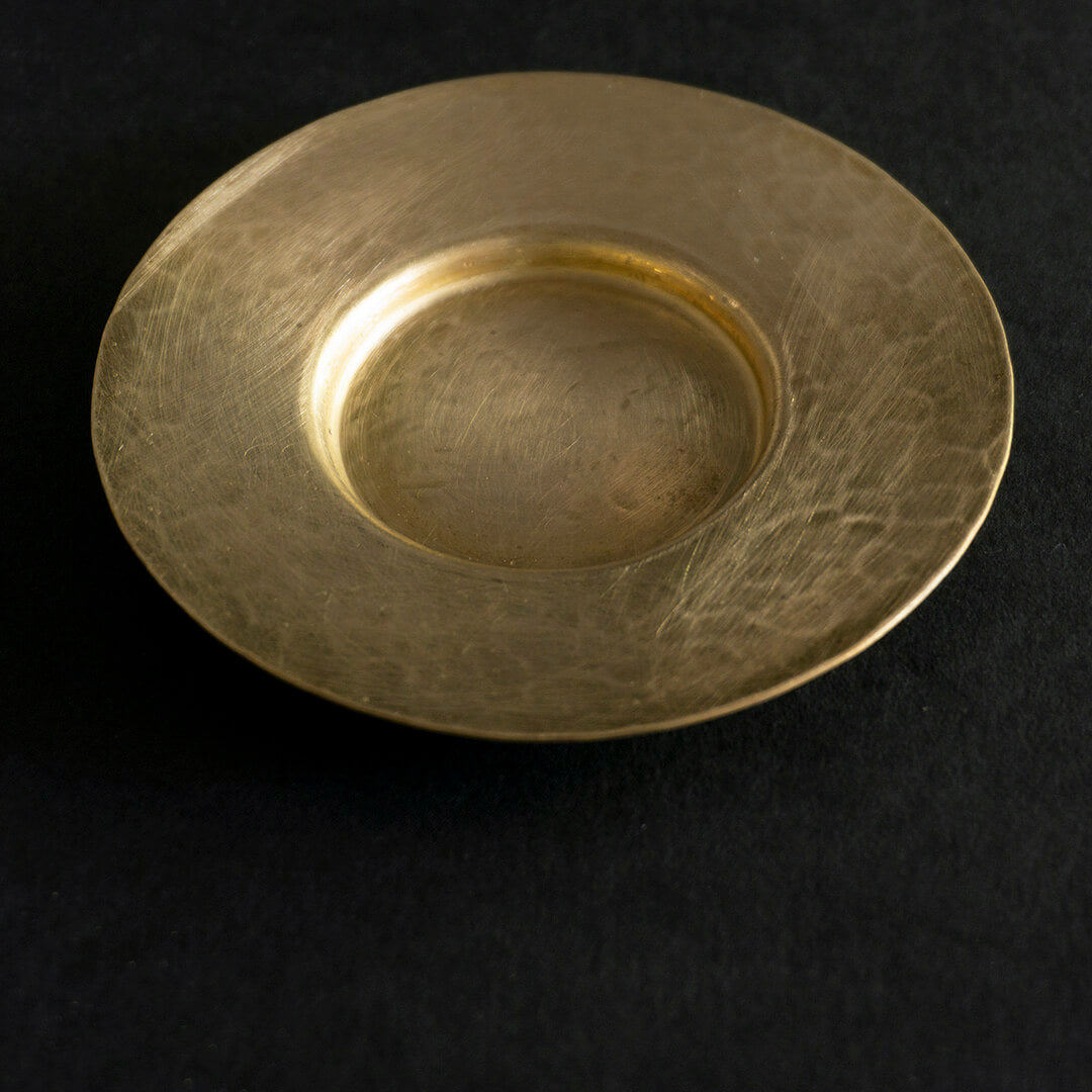 Yuichi Takemata 茶托 丸　真鍮