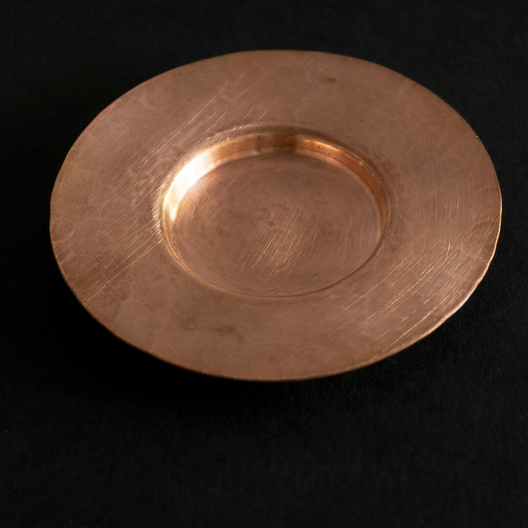 Yuichi Takemata 茶托 丸　銅