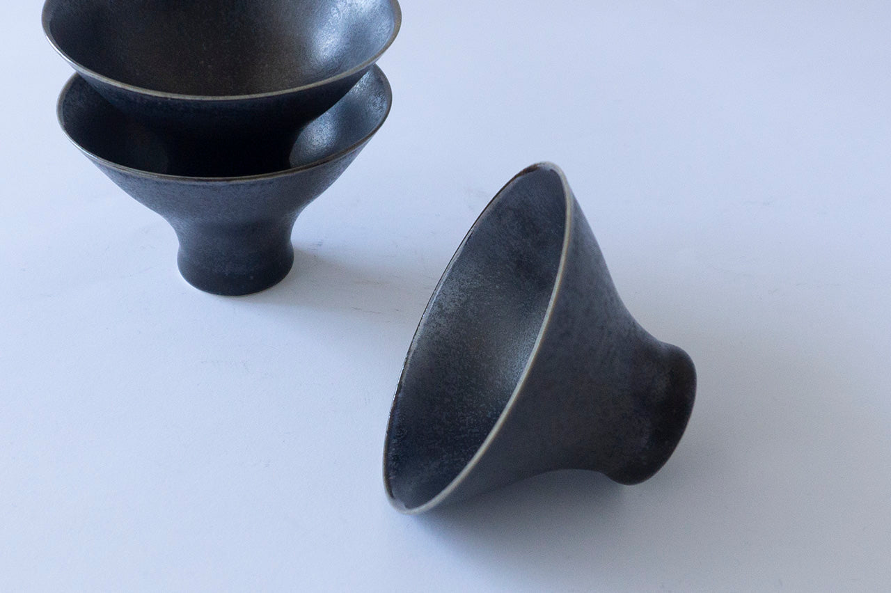 Riso Sake Cup (Mangan Glaze)