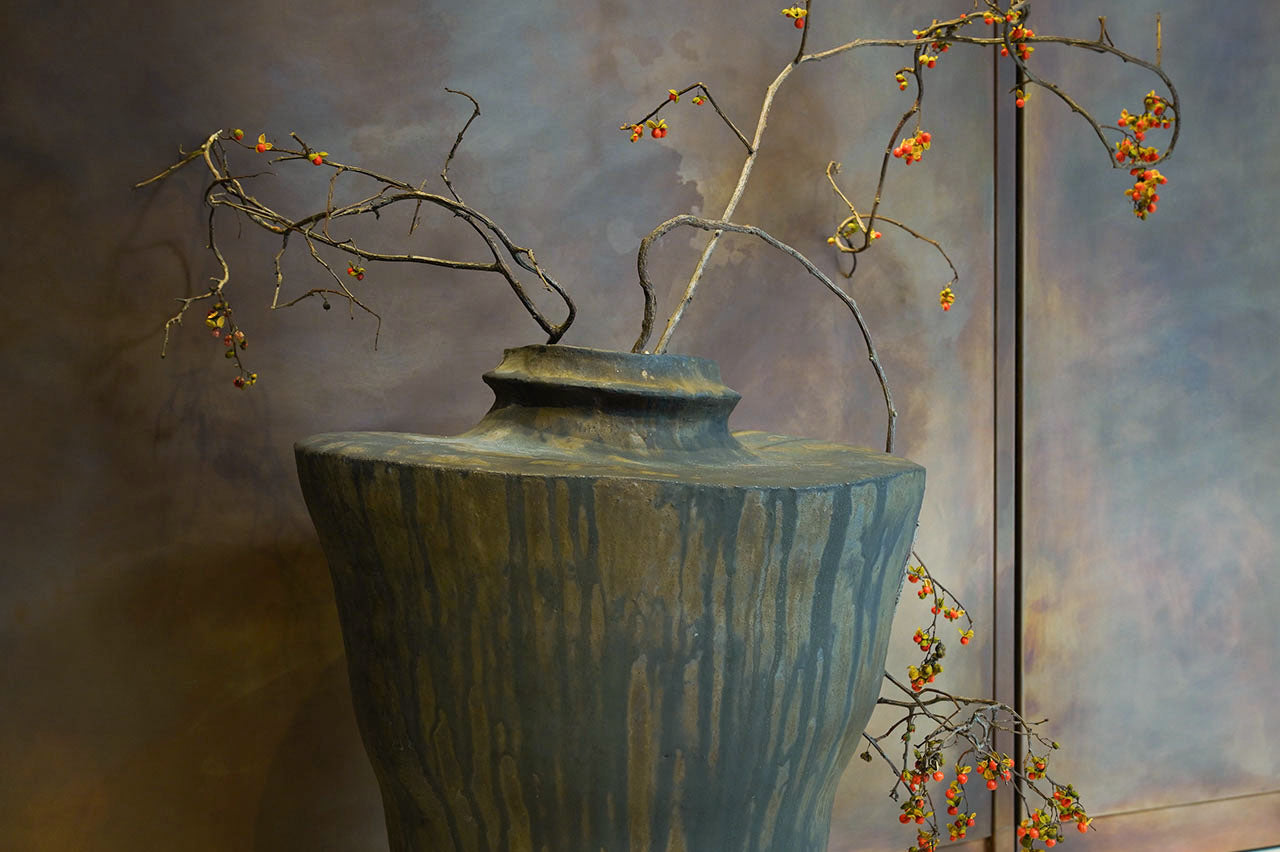 Masayuki Miyagi Vase 22A black glaze