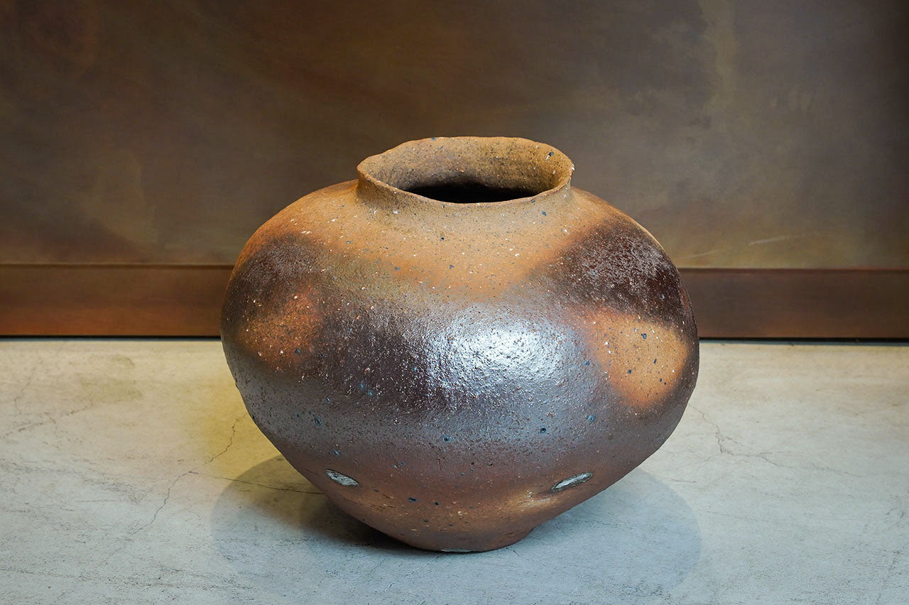 Masayuki Miyagi Vase 22F, Unglazed