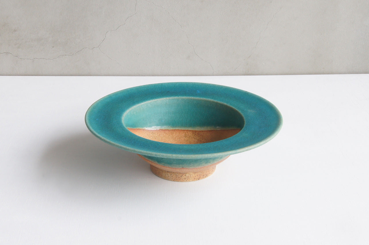 Pottery studio ICHI Mintama Rim Bowl 18cm Persia